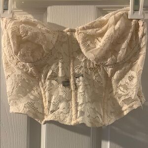 Cream Lace Pacsun Bustier